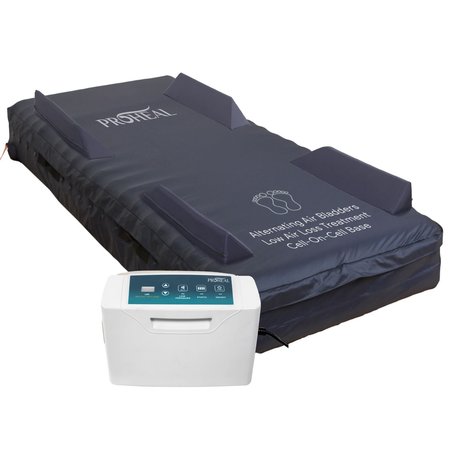 PROHEAL Mattress System w/Digital Pump and Cell-On-Cell Support Base w/Raised Rails 36"x80"x8"/11" PH-84600DXRR
